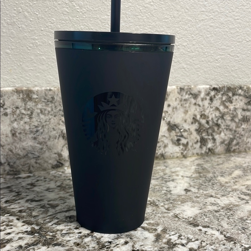 Starbucks Matte Dark Green Tumbler with Lid